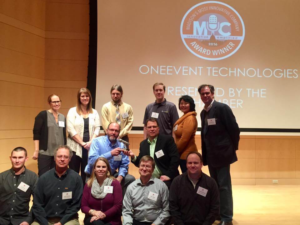 OneEvent Wins Greater Madison Chamber of Commerce’s Most Innovative Company Award