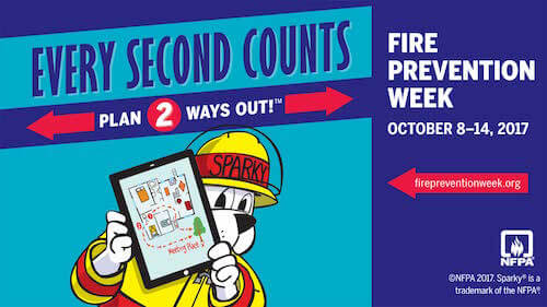 2017 Fire Prevention Week Focuses on Having Two Exit Plans
