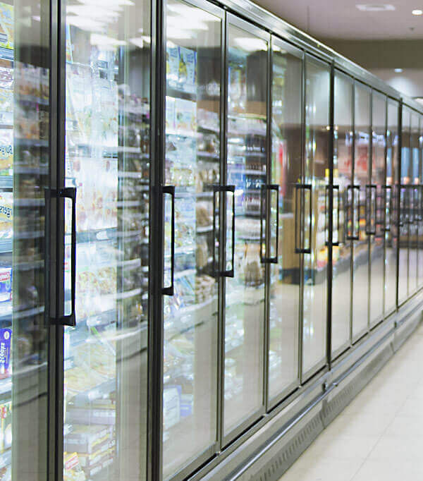 wireless refrigeration monitoring in grocery store coolers and freezers