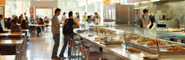 Campus foodservice refrigeration and temperature monitoring